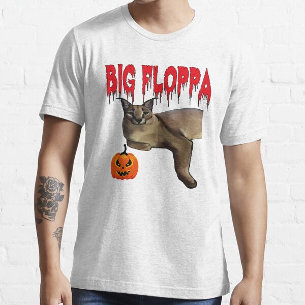 Big Floppa Meme Cat Caracal T-Shirt, Cool Funny Cats Caracals Glasses Gift,  Wild Animals Lover Birthday Christmas Presen