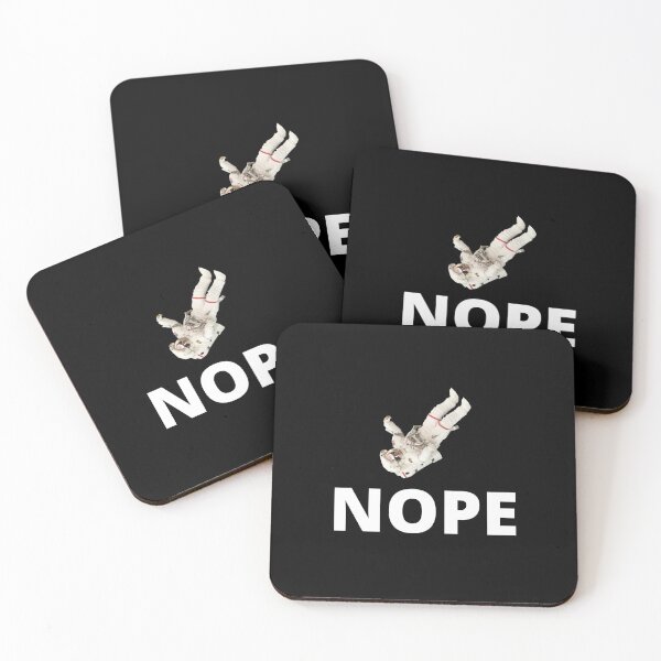 Item preview, NOPE, funny text - White version designed and sold by Alan Bragalini.