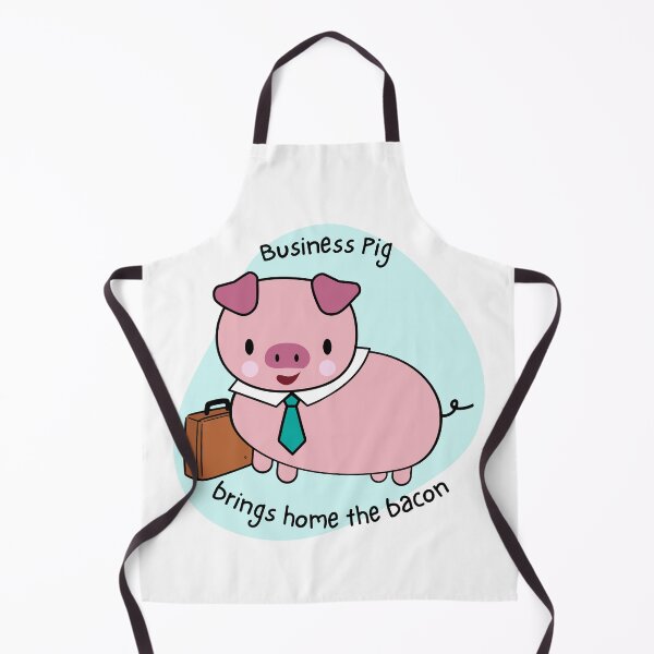 Item preview, Business Pig - Animal pun designed and sold by The Agreeable Raven.