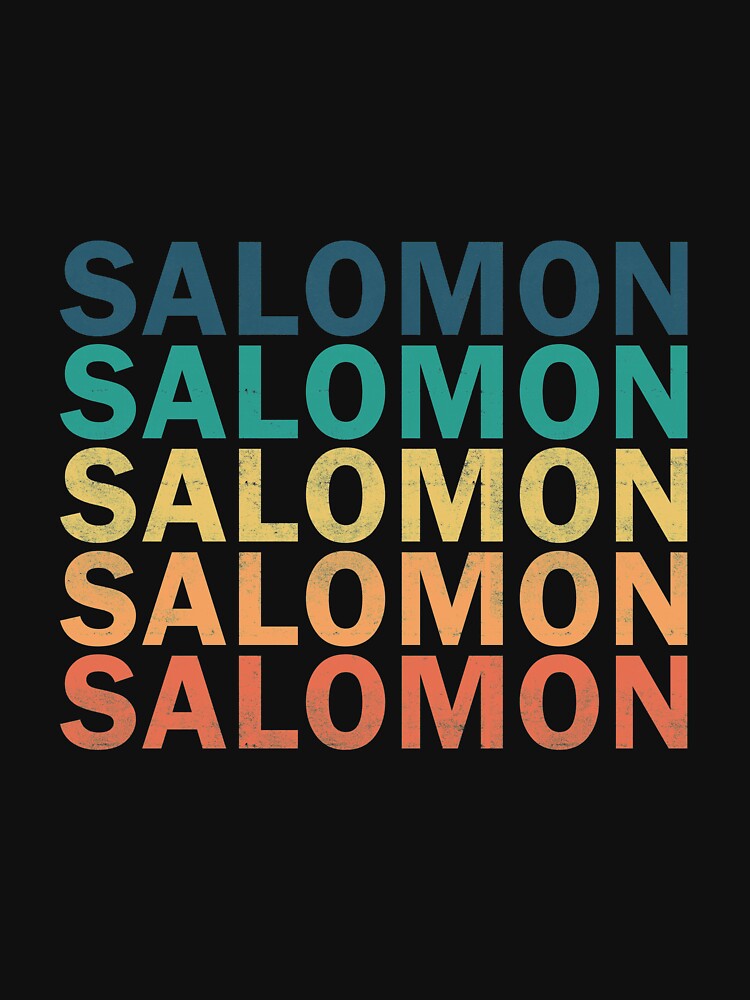 Salomon T Shirt - Salomon Vintage Retro Salomon Name Gift Item Tee" Essential T-Shirt for Sale by choonhoven | Redbubble