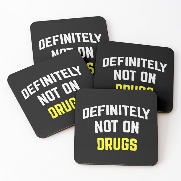 Item preview, DEFINITELY NOT ON DRUGS | Funny Party, Rave, Festival Club Humor Rave Music designed and sold by DesigonDesigner.
