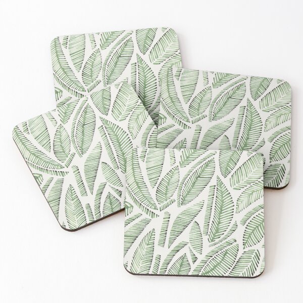 Item preview, Green Tropical Leaves Pattern designed and sold by Adrianach1.