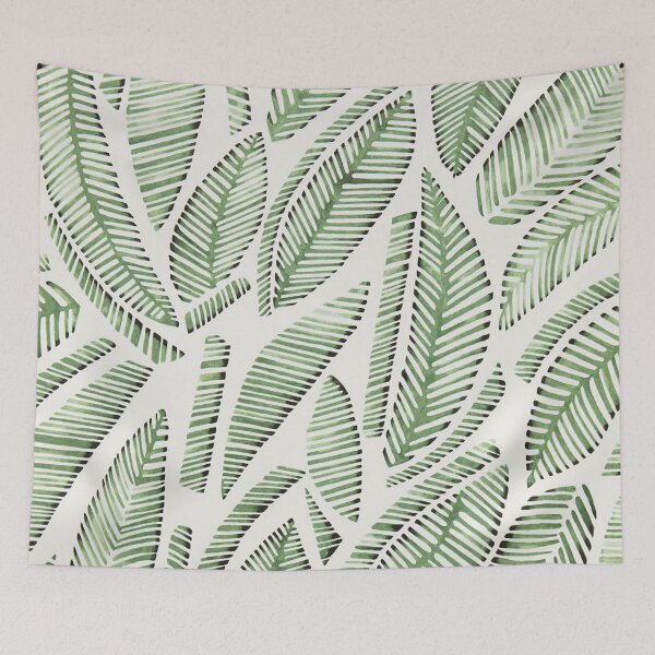 Item preview, Green Tropical Leaves Pattern designed and sold by Adrianach1.