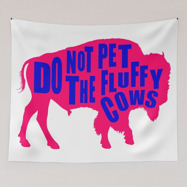 Item preview, Do Not Pet The Fluffy Cows designed and sold by printhappy4you.