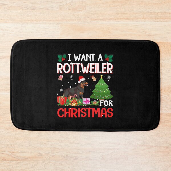Item preview, I Want A Rottweiler For Christmas Xmas designed and sold by RebeccaCBurton.