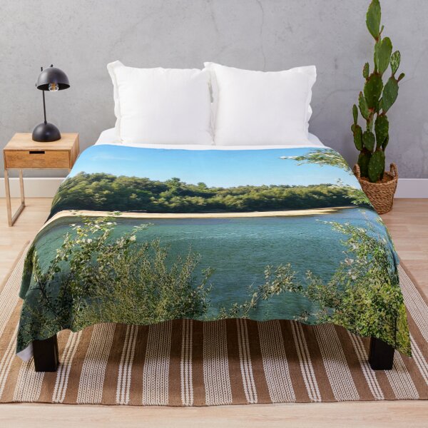 Item preview, Blue Green Summer water landscape designed and sold by Adrianach1.