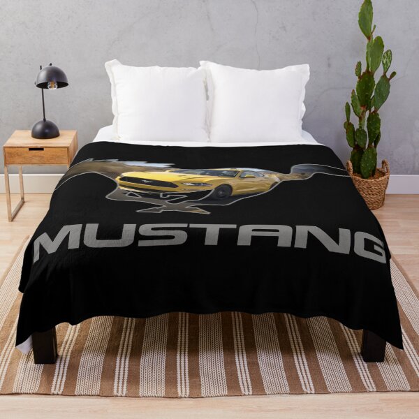 Item preview, Ford Mustang GT Logo Emblem Design (Yellow on Black) designed and sold by TheCartist.