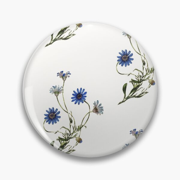 Item preview, Little blue aesthetic floral design designed and sold by Ila Mandlik.
