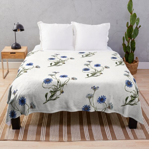Item preview, Little blue aesthetic floral design designed and sold by Ila Mandlik.