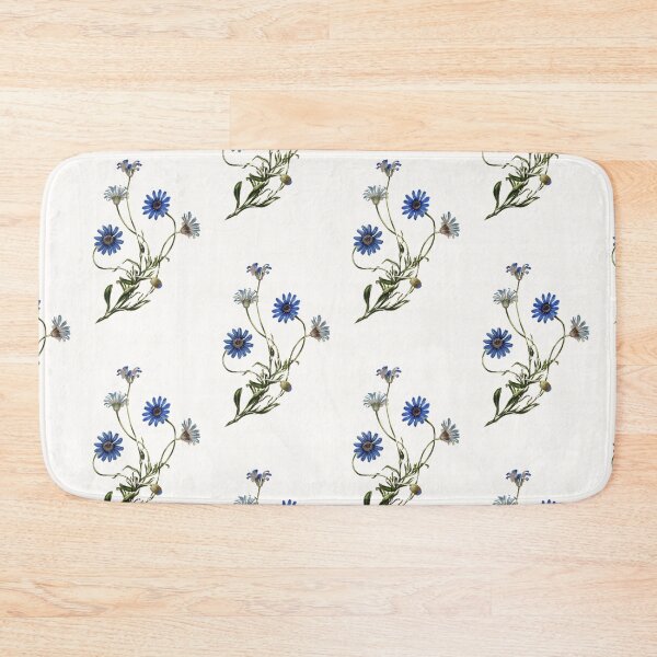 Item preview, Little blue aesthetic floral design designed and sold by Ila Mandlik.