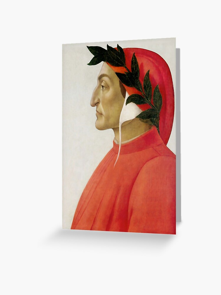 Posthumous portrait of Dante by Sandro Botticelli 1495