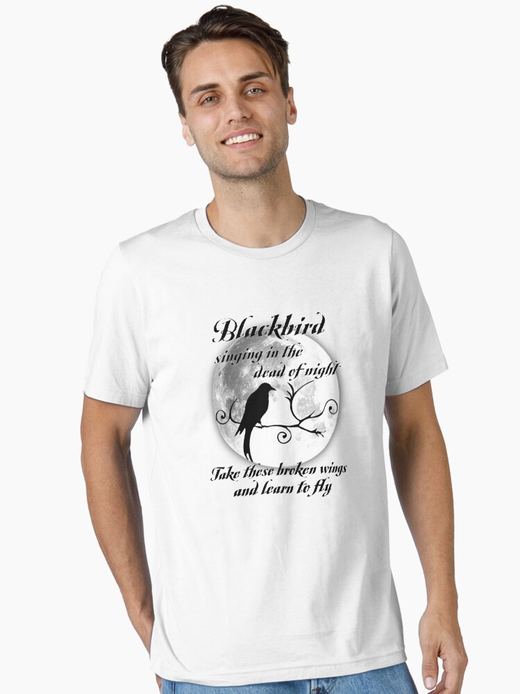 Blackbird Singing In The Dead Of Night Hippie Essential T-Shirt