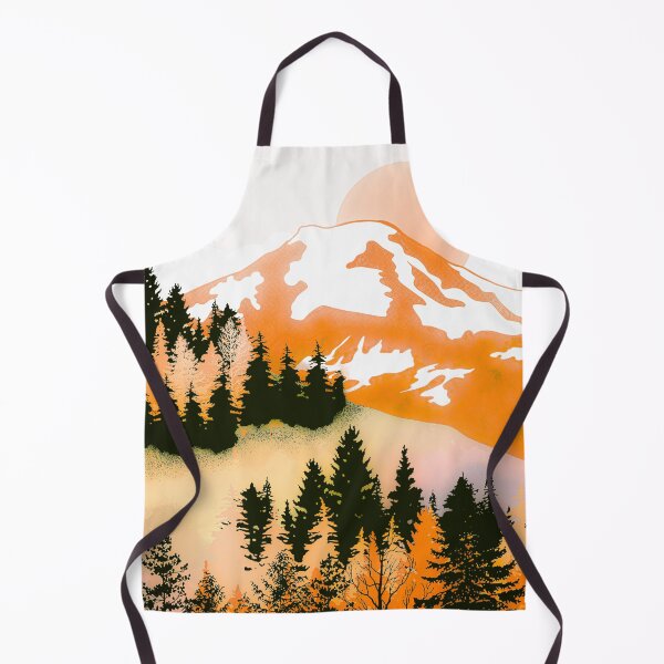 Item preview, orange mountain range designed and sold by Catherine  Milchard.