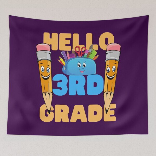 Item preview, Hello Third Grade designed and sold by Keep Smiling.