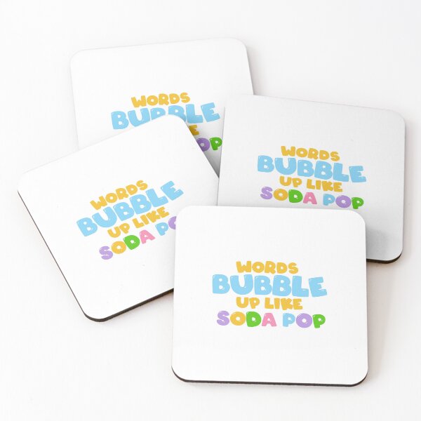 Item preview, Words bubble up like soda  pop designed and sold by ShineCreative.