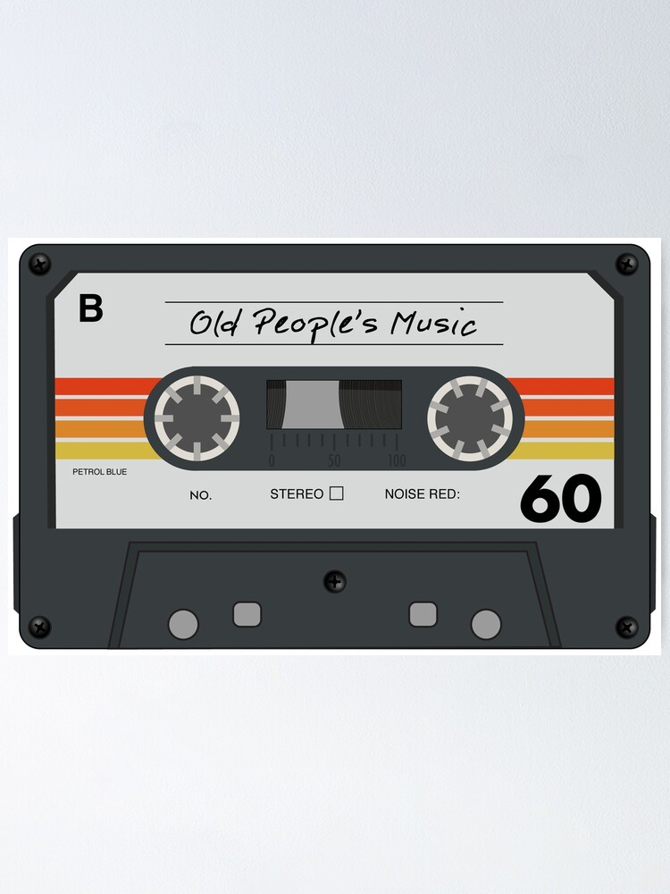 Audio cassette tape with notes - music retro Vector Image