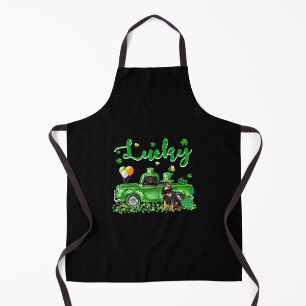 Item preview, Lucky Rottweiler Dog Shamrock St Patricks Day designed and sold by RebeccaCBurton.