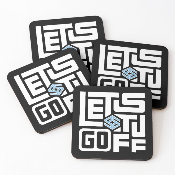 Item preview, LET STUFF GO White Typographic Quote designed and sold by Carina Parry Studios.