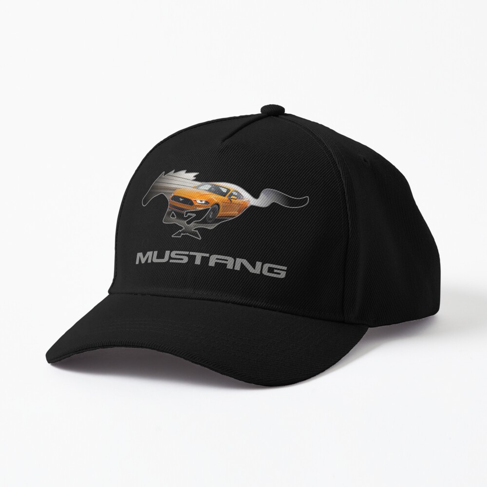 Discover Ford Mustang GT Logo Emblem Design Cap
