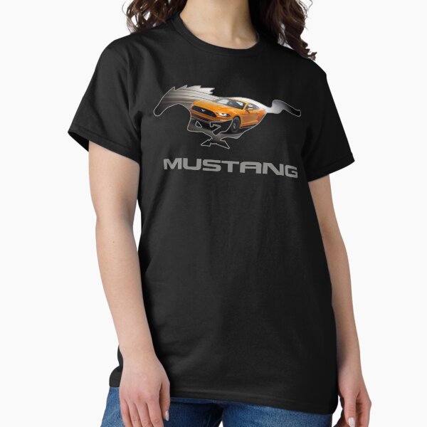 Item preview, Ford Mustang GT Logo Emblem Design (Orange on Black) designed and sold by TheCartist.