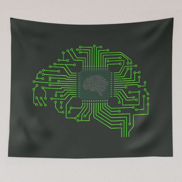 Item preview, Green Circuit Board Like As Brain Technology designed and sold by Phantasmal-2-do.