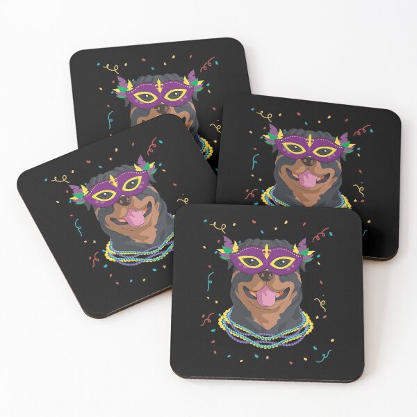 Item preview, Mardi Gras Rottweiler Funny Fat Tuesday Dog Lover designed and sold by RebeccaCBurton.