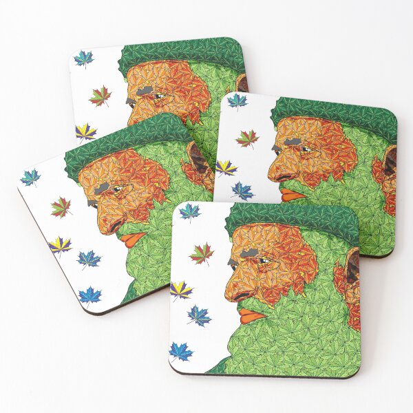 Item preview, Dr. Abdul Sattar Edhi's Digital maple leaf art designed and sold by MubaraksArt.