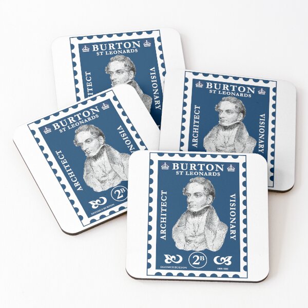 Item preview, Decimus Burton Victorian Architect Postage Stamp designed and sold by CloneDigitalArt.