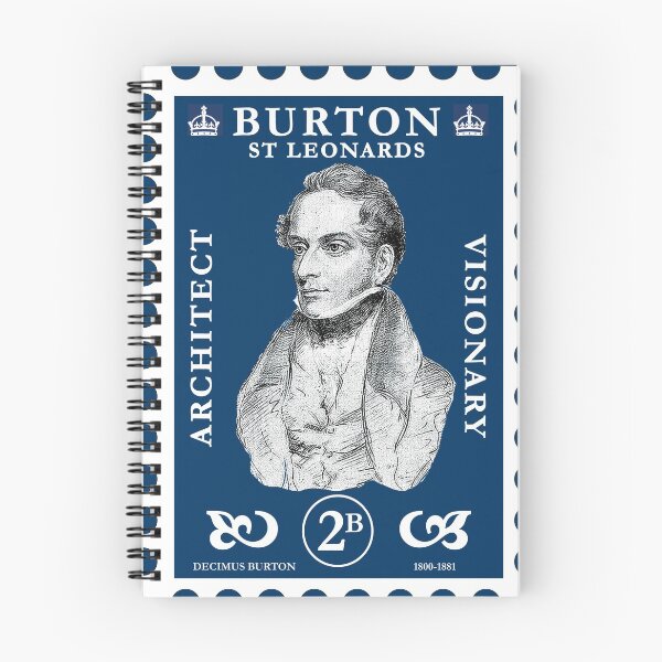 Item preview, Decimus Burton Victorian Architect Postage Stamp designed and sold by CloneDigitalArt.