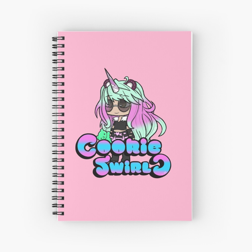 Cookie Gacha Life Spiral Notebook Ruled Line 