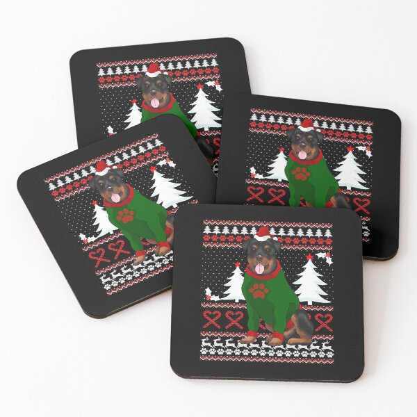 Item preview, Rottweiler Dog Christmas designed and sold by RebeccaCBurton.