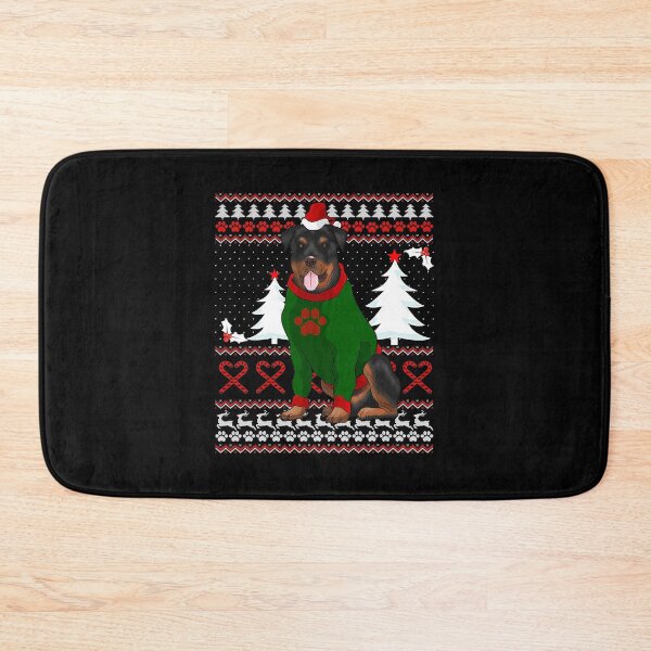Item preview, Rottweiler Dog Christmas designed and sold by RebeccaCBurton.