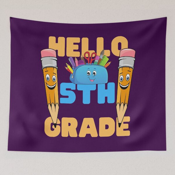 Item preview, Hello Fifth Grade designed and sold by Keep Smiling.