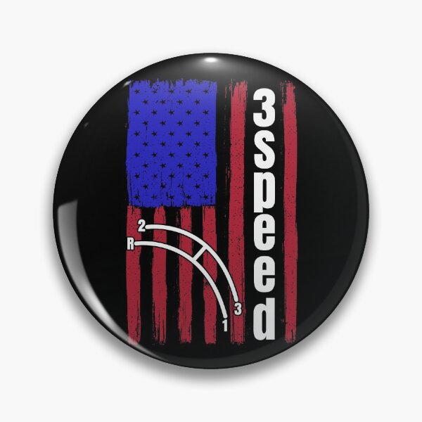 Item preview, Funny Manual Column Shift Three Speed Transmission 3 pedals American Flag  designed and sold by CharJens.