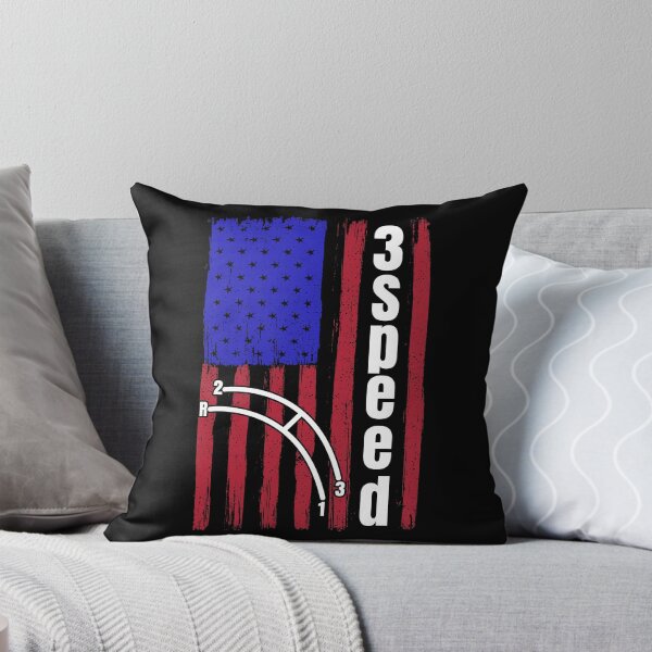 Item preview, Funny Manual Column Shift Three Speed Transmission 3 pedals American Flag  designed and sold by CharJens.
