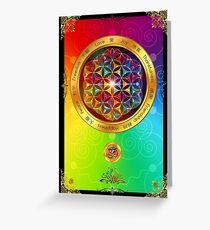 The Flower of Life Greeting Card