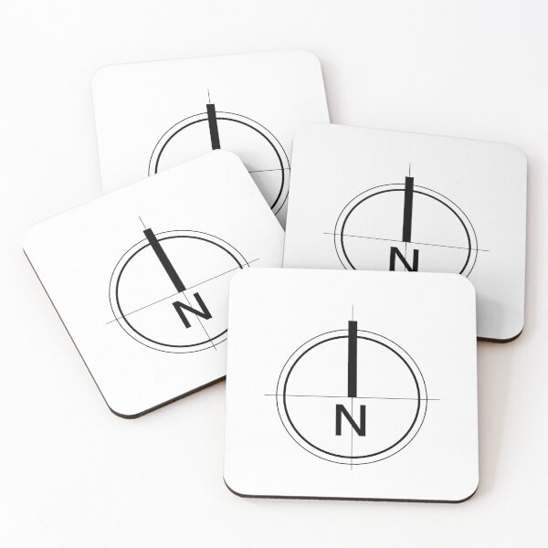 Item preview, north drawing of architecture student sticker designed and sold by Spaceexperience.
