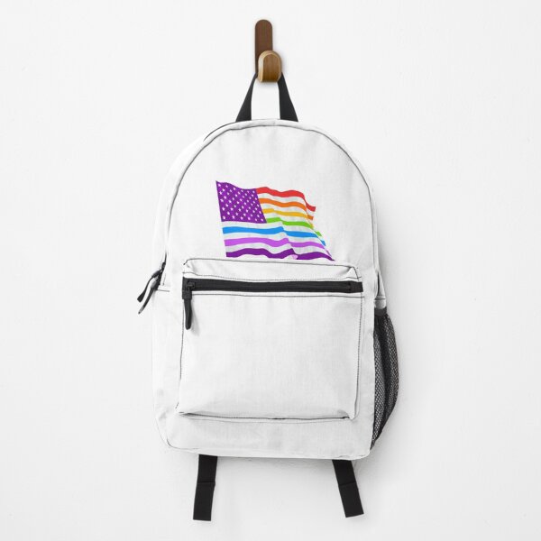 Item preview, US-Gay American Pride Flag designed and sold by memeasaurus.