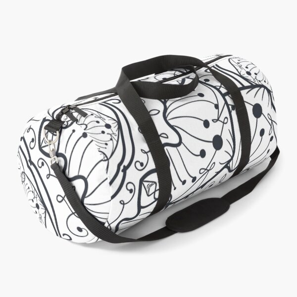 Item preview, Mandala Cross Flower Black and White designed and sold by GoldenZodiac888.