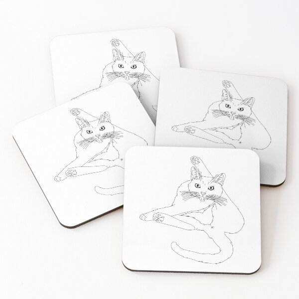 Item preview, Cat Licking its Butt designed and sold by Leopoldus.