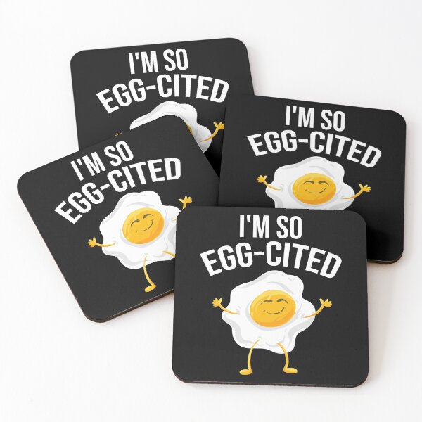 Item preview, Funny Egg Gift For Kids Women Cool Egg-Cited Eggs Food Lover  designed and sold by GerdaShop.