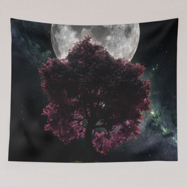 Item preview, tree wallpaper art designed and sold by DzakkiHeron.