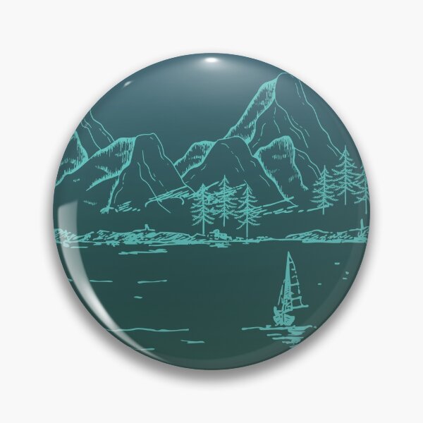 Item preview, Nature Mountains Forest Lakes designed and sold by AlinaOz.