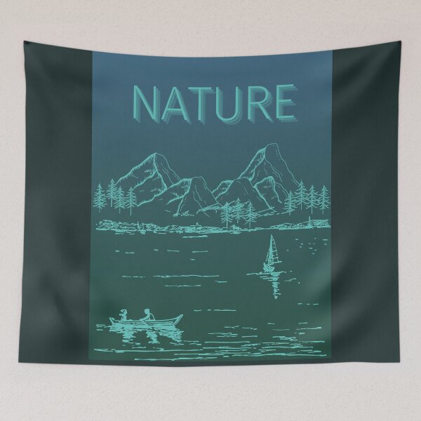 Item preview, Nature Mountains Forest Lakes designed and sold by AlinaOz.