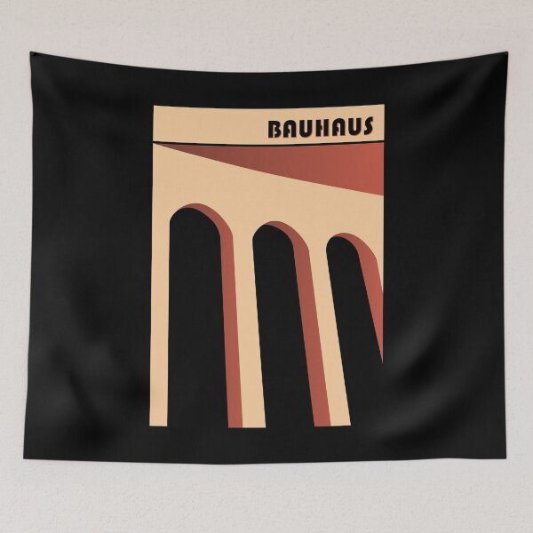 Item preview, Bauhaus - Retro / Art Deco architecture discipline from Berlin, Germany - Available in posters, etc - Brown Beige designed and sold by crazycollective.