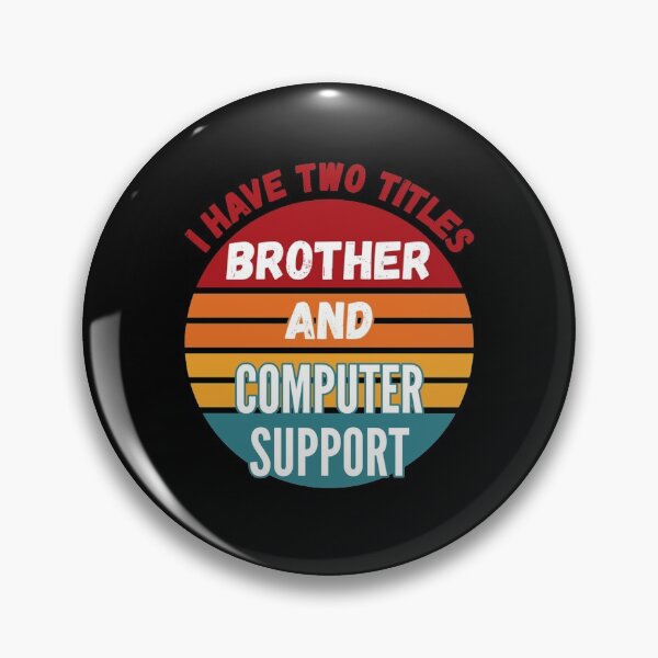 Artikelvorschau, Ich habe zwei Titel Bruder und Computer-Support-Spezialist Langarmshirt entworfen und verkauft von GodivaShop.