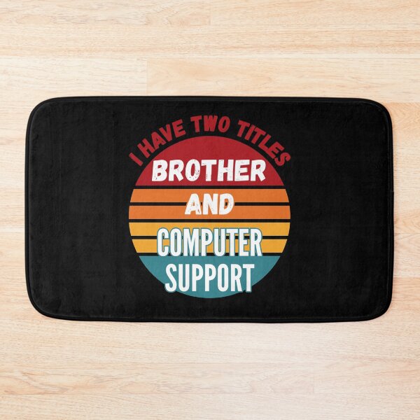 Item preview, I Have Two Titles Brother And Computer Support Specialist Long Sleeve  designed and sold by GodivaShop.