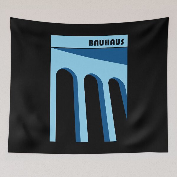 Item preview, Bauhaus - Retro / Art Deco architecture discipline from Berlin, Germany - Available in posters, etc - Blue Light designed and sold by crazycollective.