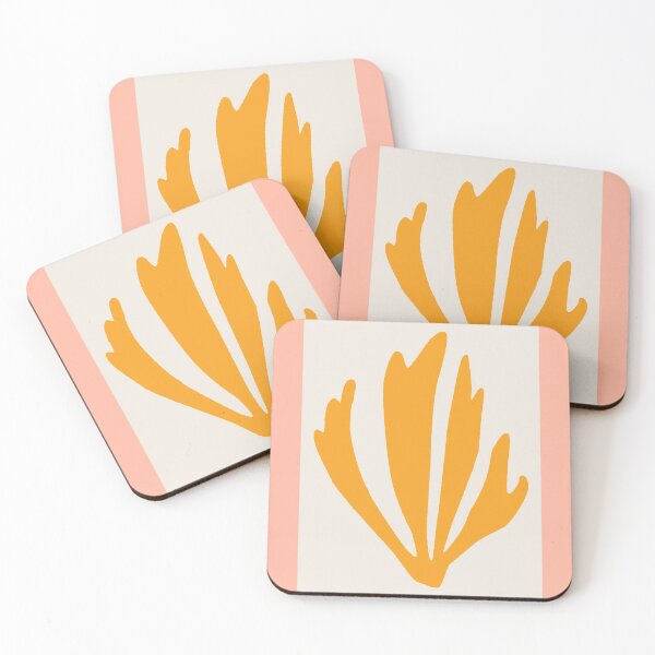 Item preview, Henri Matisse big Flower, Paper Decoupes Art orange pink, Matisse Cutout's, Matisse Flower designed and sold by re-make-.
