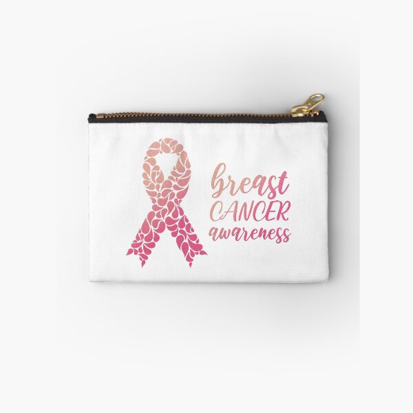 Item preview, Breast cancer pink ribbon awareness with rose gold glitter designed and sold by Katine-Art.